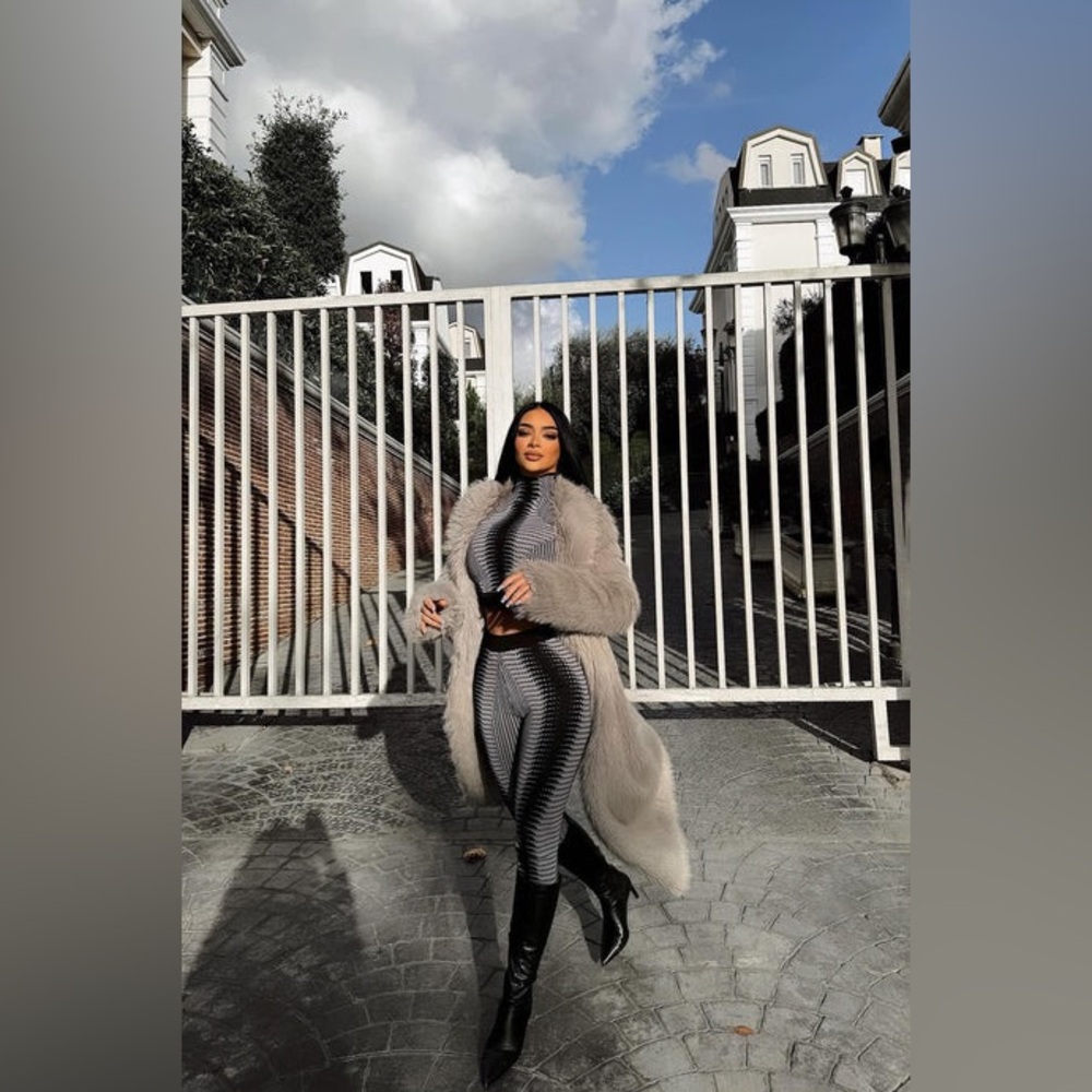 Faux fur coat jobelle - Picture 8 of 14